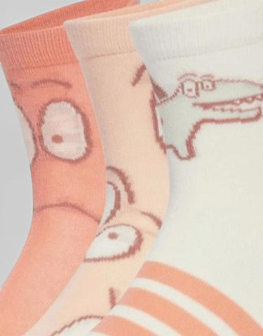 ADIDAS 3 Packs Adiraptor Socks Pink