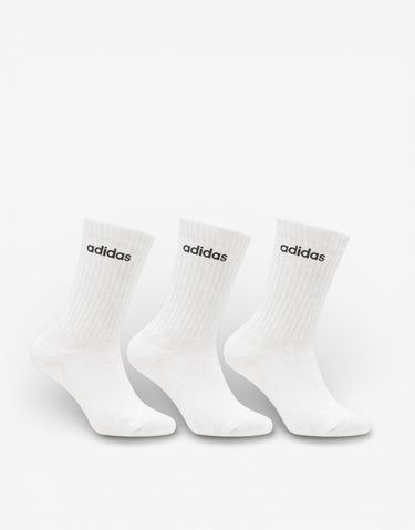 ADIDAS 3 Packs Enjoy Summer Mid Cut Crew Socks Black | MegaMall.bg
