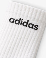 ADIDAS 3 Packs Enjoy Summer Mid Cut Crew Socks Black | MegaMall.bg