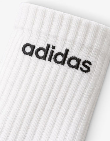 ADIDAS 3 Packs Enjoy Summer Mid Cut Crew Socks Black | MegaMall.bg