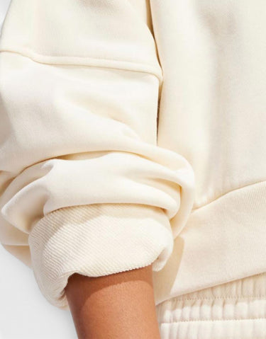 ADIDAS Adibreak Cropped Sweatshirt White