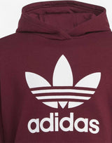 ADIDAS Adicolor Cropped Hoodie Burgundy | MegaMall.bg