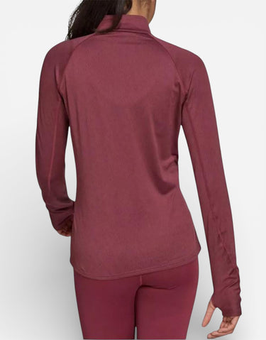 ADIDAS Adizero 1/2 Zip Top Burgundy | MegaMall.bg