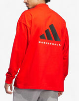 ADIDAS Basketball Blouse Red | MegaMall.bg