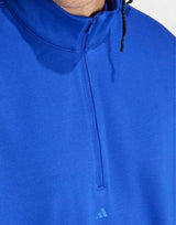 ADIDAS Basketball Half-Zip Sweatshirt Blue | MegaMall.bg