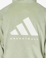 ADIDAS Basketball Velour Hoodie Halo Green | MegaMall.bg