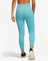 ADIDAS Believe This 2.0 Logo 7/8 Training Leggings Turquoise | MegaMall.bg