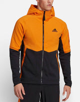 ADIDAS Designed For Gameday Full-Zip Hoodie Orange/Black Оранжев XS | MegaMall.bg
