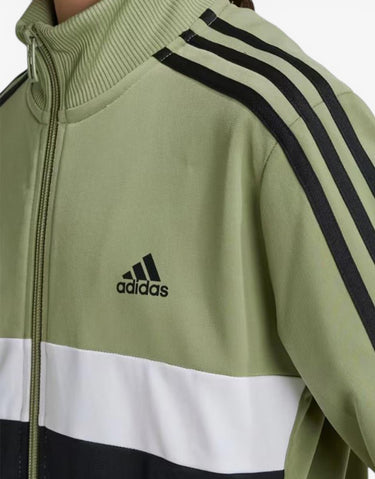 ADIDAS Essentials 3-Stripes Tiberio Track Suit Green/Black