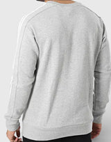 ADIDAS Essentials French Terry 3-Stripes Sweatshirt Grey | MegaMall.bg