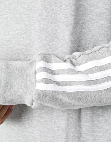 ADIDAS Essentials French Terry 3-Stripes Sweatshirt Grey | MegaMall.bg