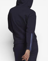 ADIDAS Essentials Loose Cut 3-Stripes Full-Zip Hoodie Navy | MegaMall.bg