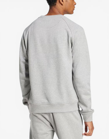 ADIDAS Essentials Trefoil French Terry Crew Sweatshirt Grey