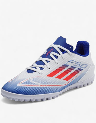 ADIDAS F50 Club Turf Boots White/Blue | MegaMall.bg
