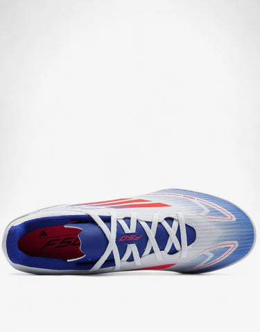 ADIDAS F50 Club Turf Boots White/Blue | MegaMall.bg