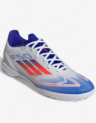 ADIDAS F50 League Turf Boots White/Blue | MegaMall.bg