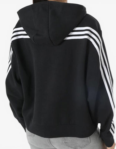 ADIDAS Future Icons 3-Stripes Full-Zip W Hoodie Black