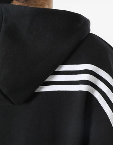 ADIDAS Future Icons 3-Stripes Full-Zip W Hoodie Black