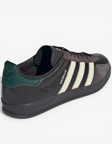 ADIDAS Gazelle Indoor Leather Shoes Black/Brown