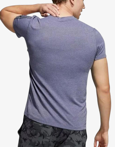 ADIDAS Heat.Rdy 3-Stripes Tee Violet