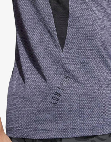 ADIDAS Heat.Rdy 3-Stripes Tee Violet