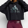 ADIDAS Holiday Graphic Hoodie Black Черен XS | MegaMall.bg