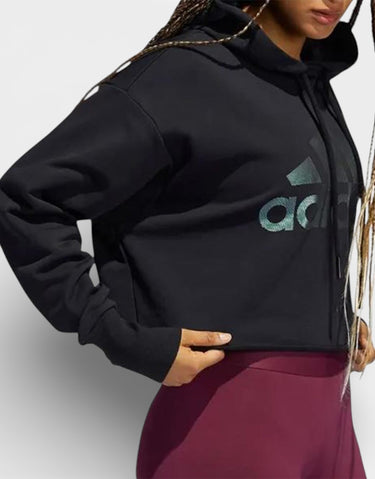 ADIDAS Holiday Graphic Hoodie Black | MegaMall.bg