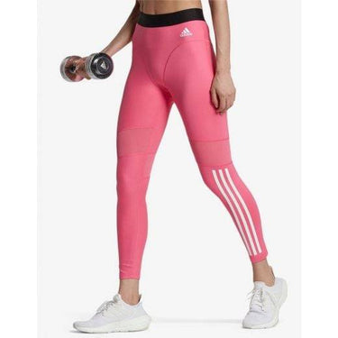 ADIDAS Hyperglam 3-Stripes 7/8 Leggings Pink | MegaMall.bg
