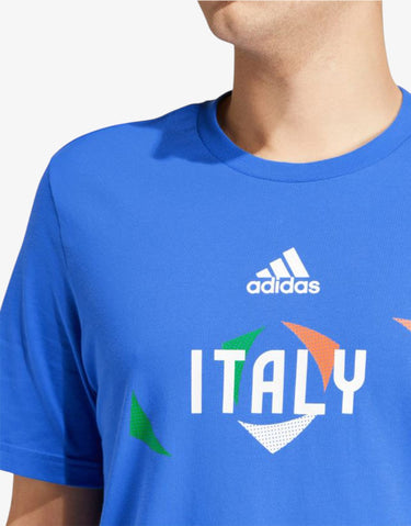 ADIDAS Italy Uefa Tee Blue