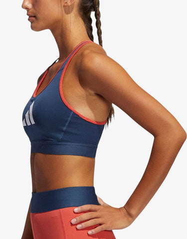 ADIDAS Medium Support Don't Rest 3 Bar Bra Navy | MegaMall.bg