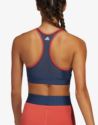 ADIDAS Medium Support Don't Rest 3 Bar Bra Navy | MegaMall.bg