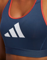 ADIDAS Medium Support Don't Rest 3 Bar Bra Navy | MegaMall.bg