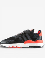ADIDAS Nite Jogger Hi-Res Shoes Black Черен 40⅔ | MegaMall.bg