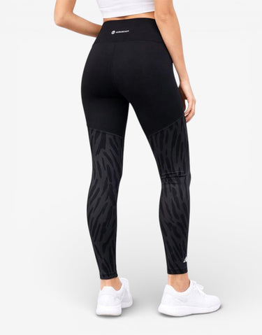 ADIDAS Optime Aeroready Training Stretch Graphic Leggings Black | MegaMall.bg