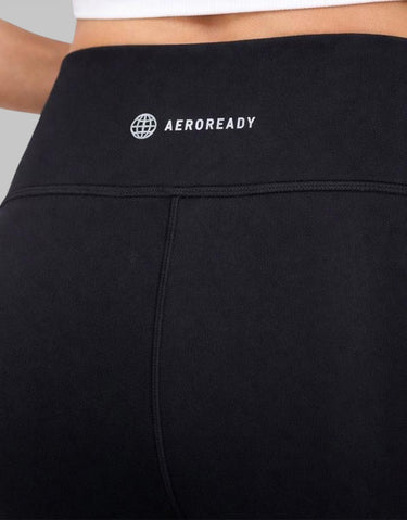 ADIDAS Optime Aeroready Training Stretch Graphic Leggings Black | MegaMall.bg