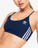 ADIDAS Originals 3-Stripes Bralette Underwear Blue Син L | MegaMall.bg