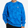 ADIDAS Originals All Over Print Crewneck Sweatshirt Blue Син 140 | MegaMall.bg
