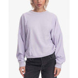 ADIDAS Originals Embroidered Logo Crew Neck Sweatshirt Purple | MegaMall.bg