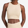 ADIDAS Originals Essentials+ Crop Tank Top Beige Бежов XS | MegaMall.bg