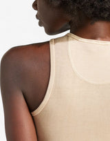 ADIDAS Originals Essentials+ Crop Tank Top Beige | MegaMall.bg