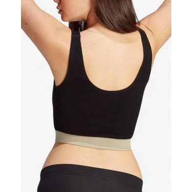 ADIDAS Originals Ribbed Modern Flex Brami Underwear Black | MegaMall.bg