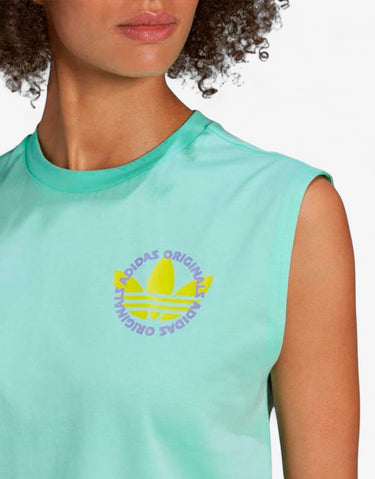 ADIDAS Originals Summer Surf Crop Top Green | MegaMall.bg