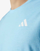 ADIDAS Own The Run 3-Stripes Tee Blue | MegaMall.bg