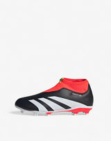 ADIDAS Predator 24 League Laceless Firm Ground Boots Black/Red Черен 33 | MegaMall.bg