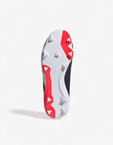 ADIDAS Predator 24 League Laceless Firm Ground Boots Black/Red | MegaMall.bg