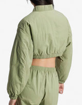 ADIDAS Sportswear City Escape Padded Bomber Jacket Green | MegaMall.bg