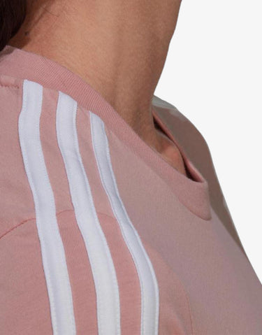 ADIDAS Sportswear Essentials Slim 3-Stripes Tee Pink