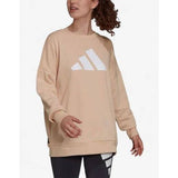 ADIDAS Sportswear Future Icons 3 Bar Crew Sweatshirt Beige Бежов S | MegaMall.bg