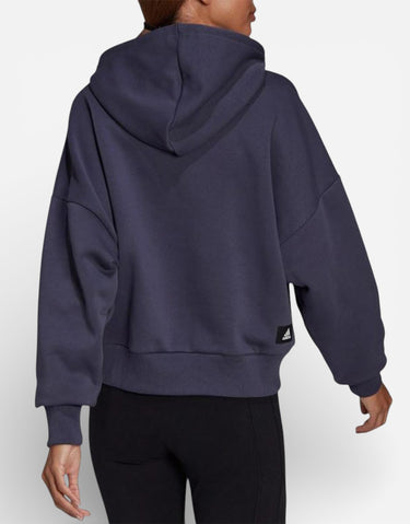 ADIDAS Sportswear Future Icons Feel Fierce Graphic Hoodie Navy | MegaMall.bg