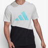 ADIDAS Sportswear Graphic Tee White/Black Бял S | MegaMall.bg
